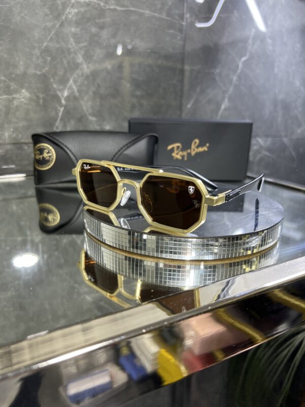 Rayban gold aksesuar kahve cam 405