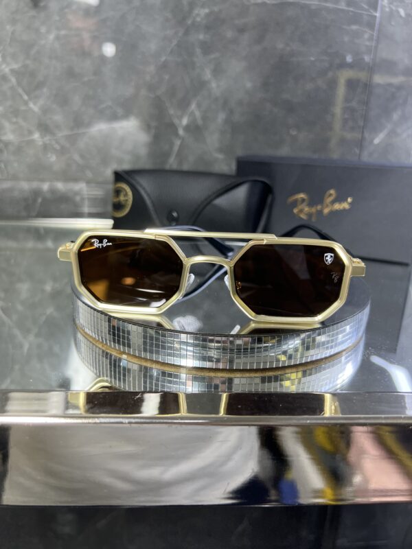 Rayban gold aksesuar kahve cam 405
