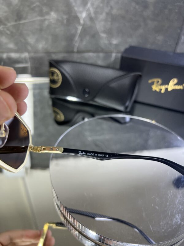 Rayban gold aksesuar kahve cam 405