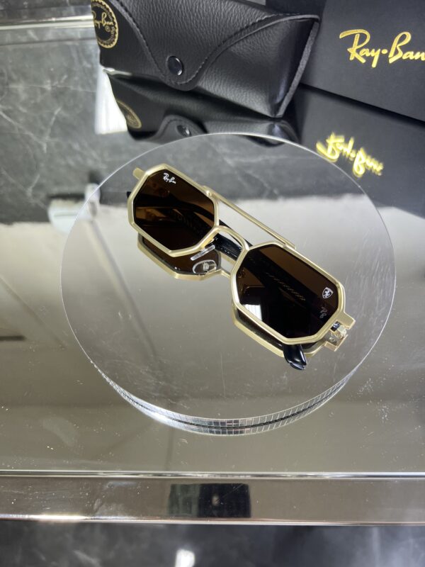 Rayban gold aksesuar kahve cam 405