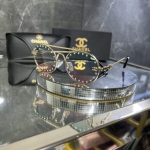 Chanel metal çok renkli cam 403