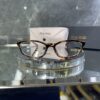 Miu Miu geometrik leopar çerçeve şeffaf cam 534