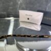 Miu Miu geometrik leopar çerçeve şeffaf cam 534