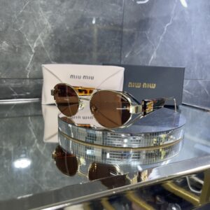 Miu Miu Oval kahve cam 533