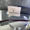 Miu Miu Kare Bordo Çerçeve Şeffaf Cam 531