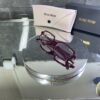 Miu Miu Kare Bordo Çerçeve Şeffaf Cam 531