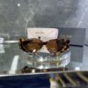 Miu Miu Geometrik Leopar çerçeve Kahve cam gold Miu detay 526