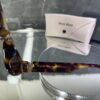 Miu Miu Kahve cam Leopar kemik çerçeve 521