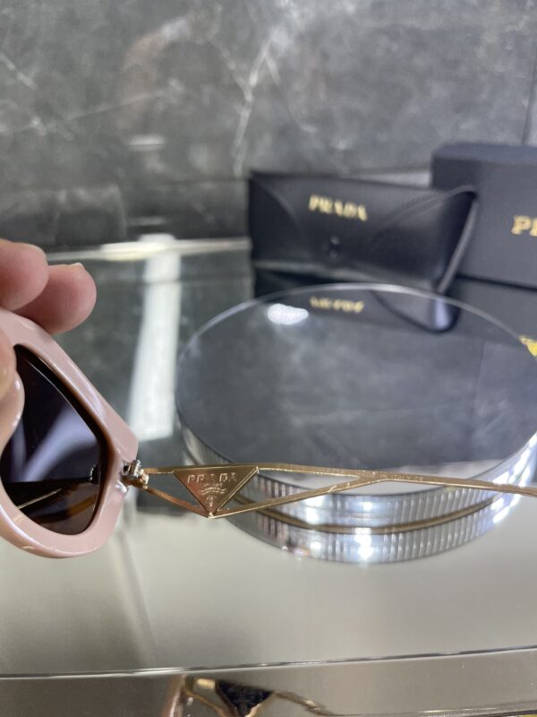 Prada Cat Eye Pudra Çerçeve Kahve cam 565