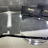 Prada Kare Siyah Metal çerçeve siyah cam 563