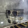 Prada Kare Gold Metal çerçeve siyah Degrade cam 561