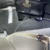 Gucci Oval Krem çerçeve Siyah cam 559