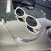 Gucci Oval Krem çerçeve Siyah cam 559