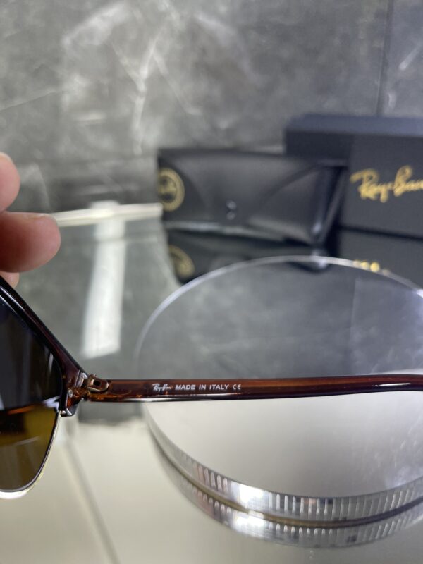 Rayban Clubmaster Kahve çerçeve Kahve cam 555