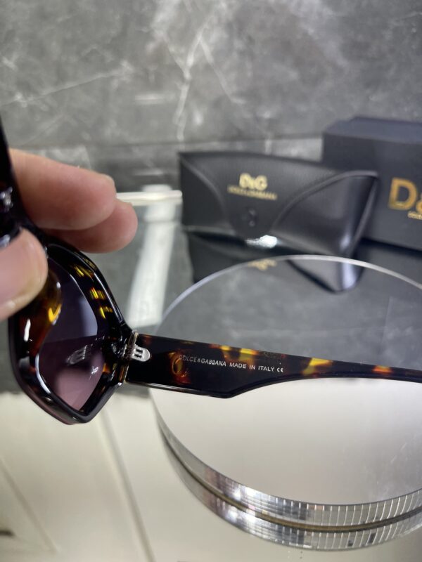 Dolcegabbana Leopar çerçeve çok renkli cam 548