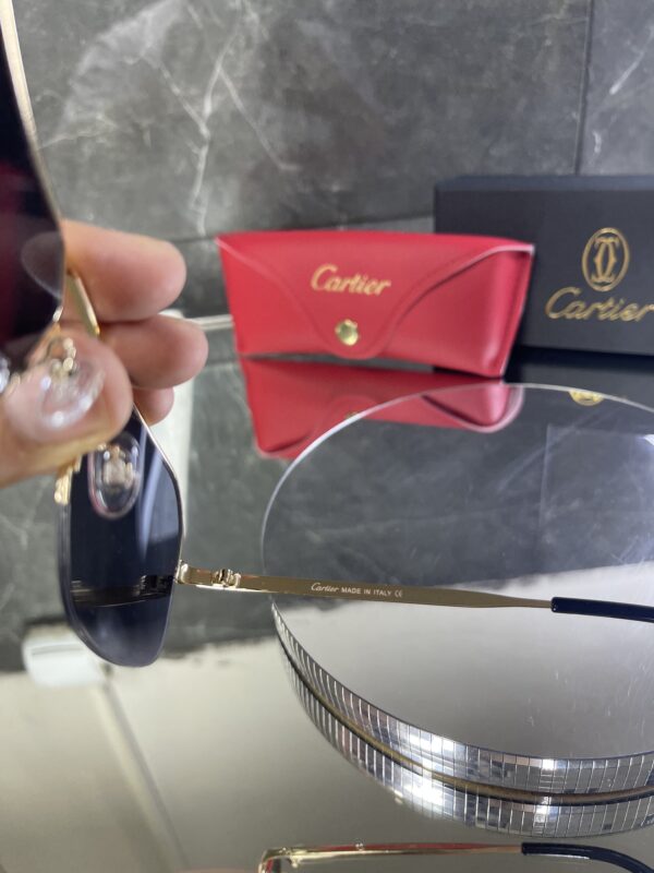 Cartier Gold çerve Siyah cam 587