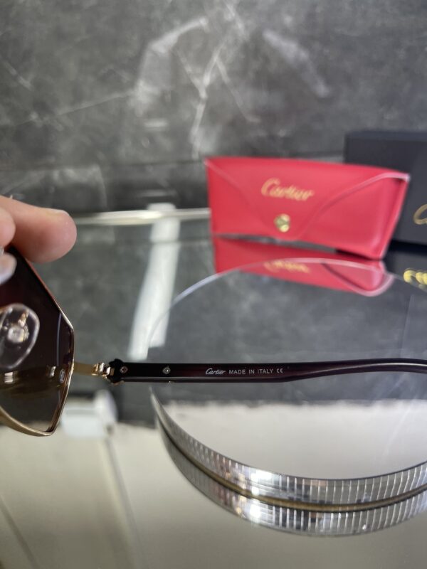 Cartier Ahşap detay Kahve cam 584