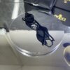 Gucci geometrik metal siyah cam siyah çerçeve 600