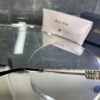 Miu Miu Geometrik Miu detay Siyah degrade cam 607