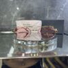 Miu Miu ova metal pembe cam gold çerçeve 617