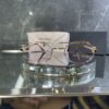 Miu Miu oval metal lila cam gold çerçeve 618