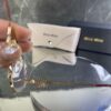 Miu Miu oval metal lila cam gold çerçeve 618