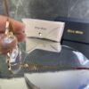 Miu Miu oval metal lila cam gold çerçeve 618