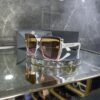 Chanel Beyaz Metal çerçeve çok renkli cam 623