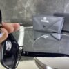 Chanel Siyah Metal çerçeve Siyah cam 622