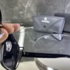 Chanel Siyah Metal çerçeve Siyah cam 622