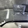 Chanel Siyah Metal çerçeve Siyah cam 622