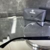Chanel Siyah Metal çerçeve Siyah cam 622