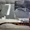 Vehla leopar kemik çerçeve kahve cam 620