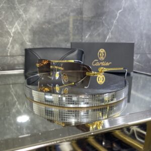 Cartier Gold Detay kahve cam 626