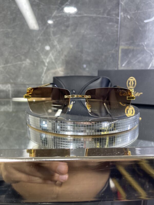 Cartier Gold Detay kahve cam 626