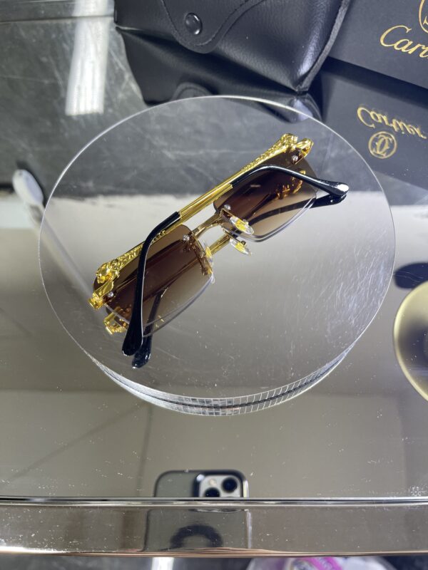 Cartier Gold Detay kahve cam 626