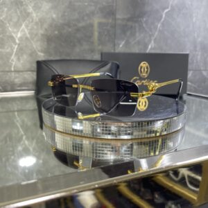 Cartier Gold Detay Siyah cam 627
