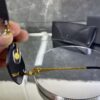 Cartier Gold Detay Siyah cam 627