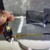 Cartier Gold Detay Siyah cam 627