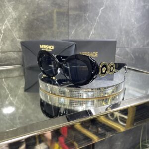 Versace Oval kemik siyah cam 628