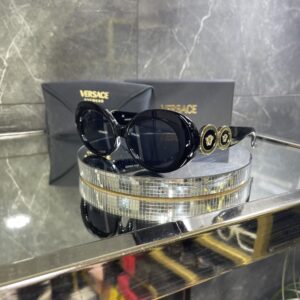 Versace Oval kemik siyah cam 628