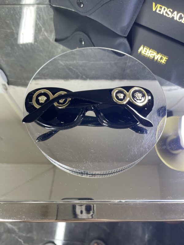 Versace Oval kemik siyah cam 628