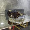 Versace Oval Leopar kemik kahve cam 629