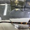 Gucci Oval Leopar Çerçeve Kahve cam 642