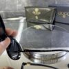 Gucci Oval Siyah çerçeve Siyah cam 641