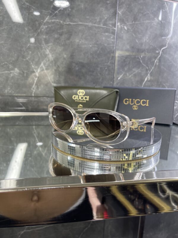 Gucci Oval Şeffaf Çerçeve Çok renkli cam 640
