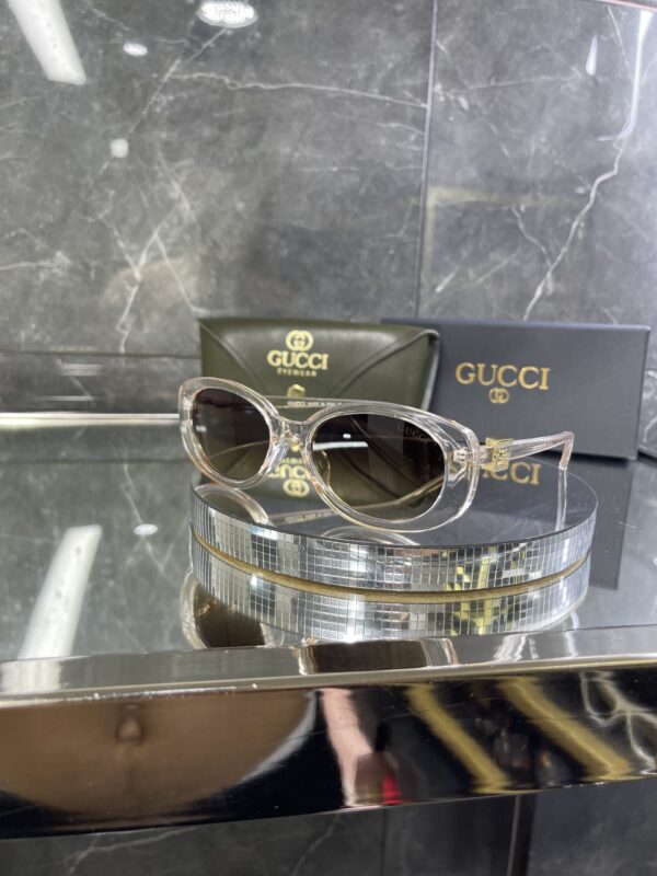 Gucci Oval Şeffaf Çerçeve Çok renkli cam 640
