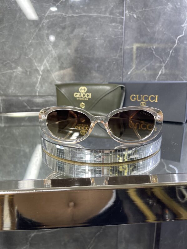 Gucci Oval Şeffaf Çerçeve Çok renkli cam 640