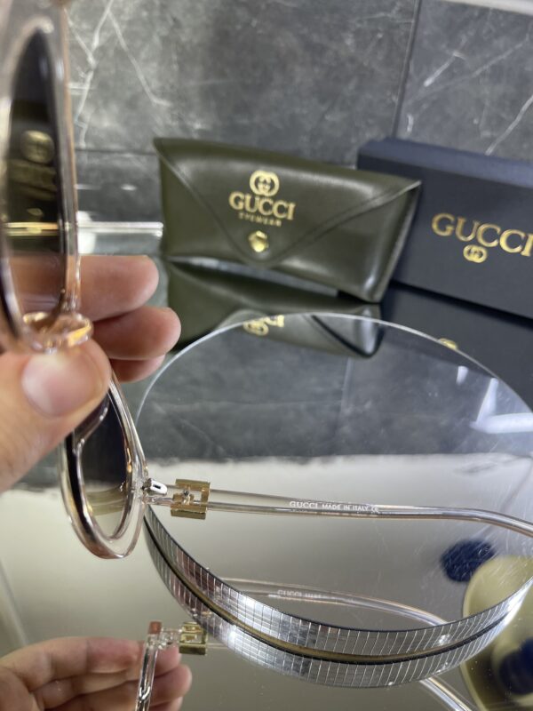 Gucci Oval Şeffaf Çerçeve Çok renkli cam 640