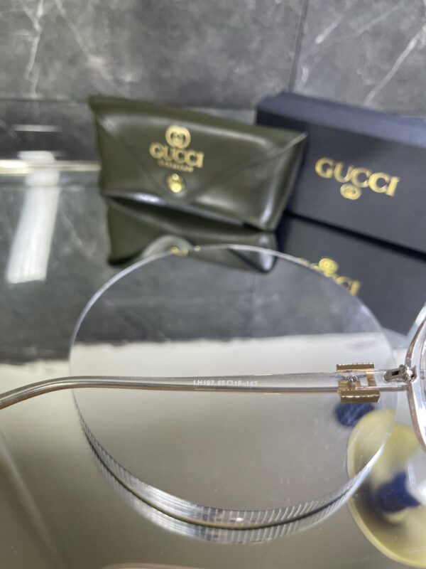 Gucci Oval Şeffaf Çerçeve Çok renkli cam 640